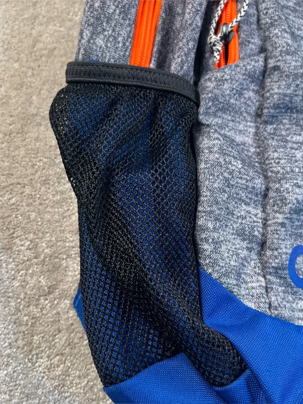 Adidas Backpack Heathered Black Blue